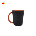 Luxury Cheap Wholesale Glazed black matt mug ceramic mug